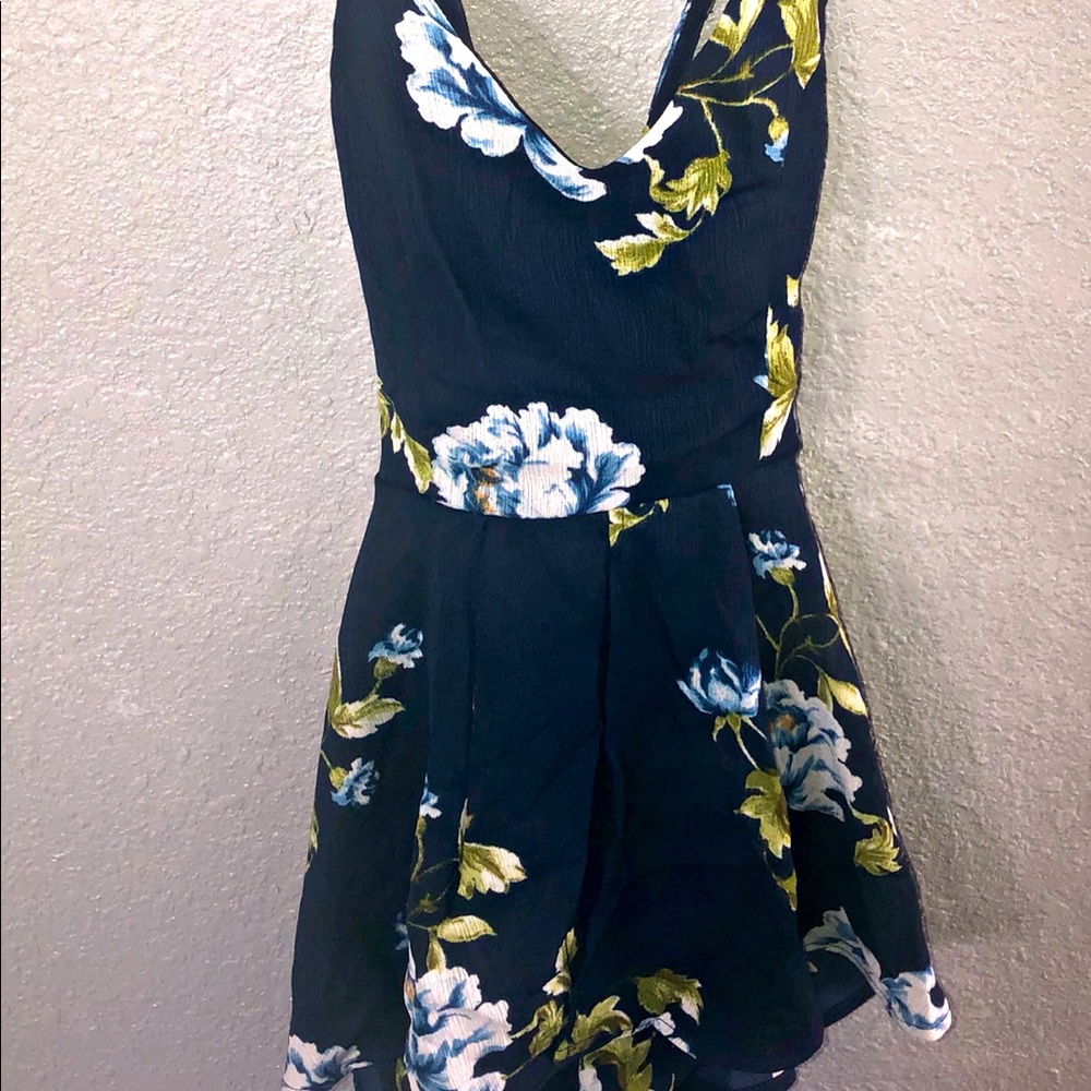Fashion Nova Blue Spring Romper